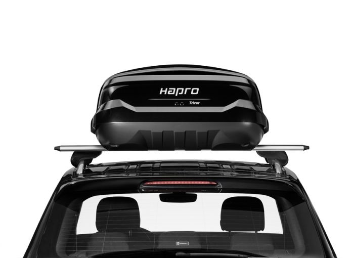 Náhled produktu - Střešní box Hapro Trivor 560 Brilliant Black