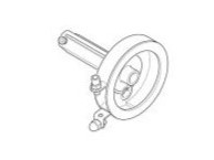 Rear band brake left - Thule Urban Glide 3/Thule Urban Glide 4-wheel