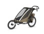 Thule Chariot Cross G3 SINGLE Faded Khaki + bike set + kočárkový set + běžecký set