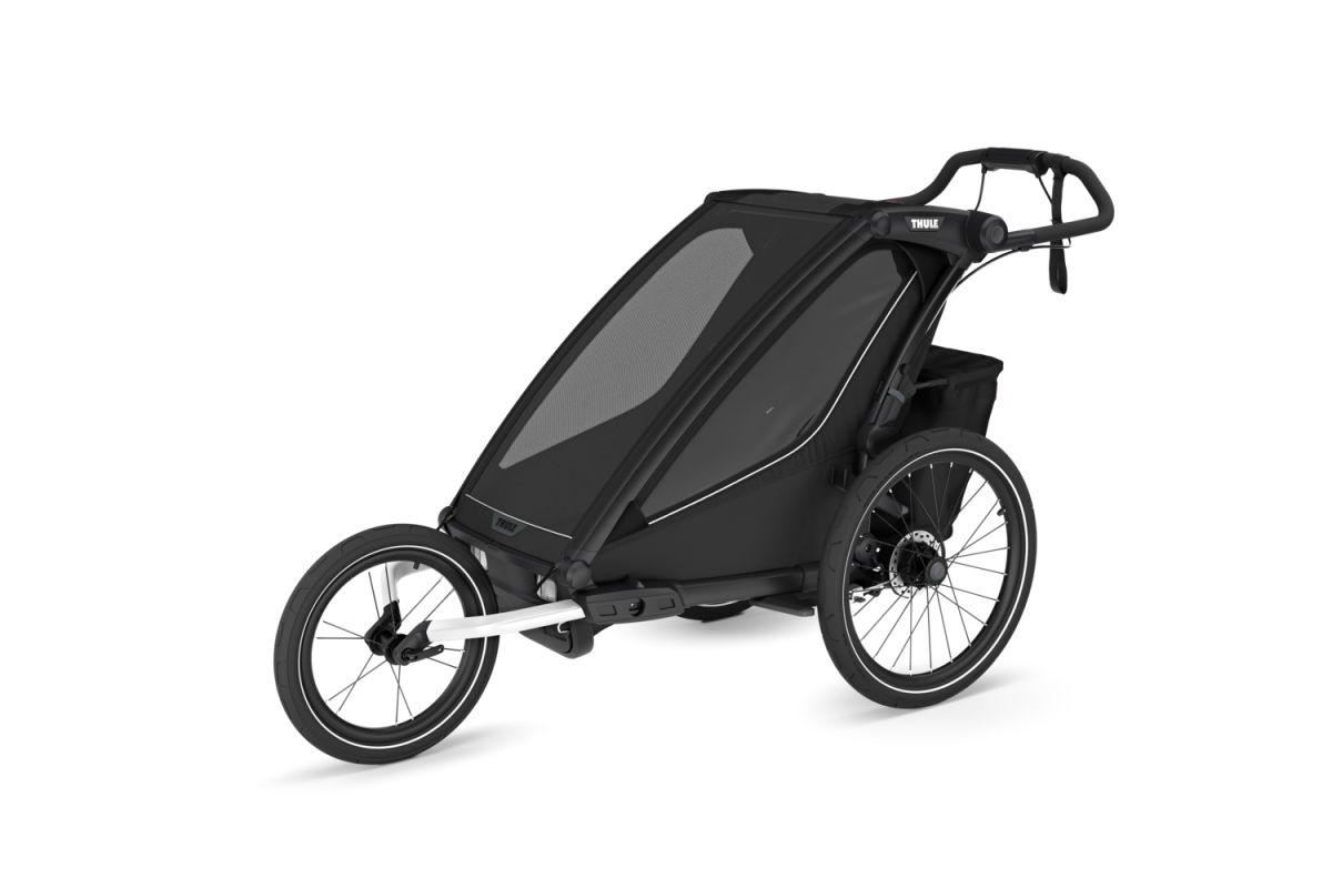 Náhled produktu - Thule Chariot Sport G3 SINGLE Black + bike set + kočárkový set + běžecký set