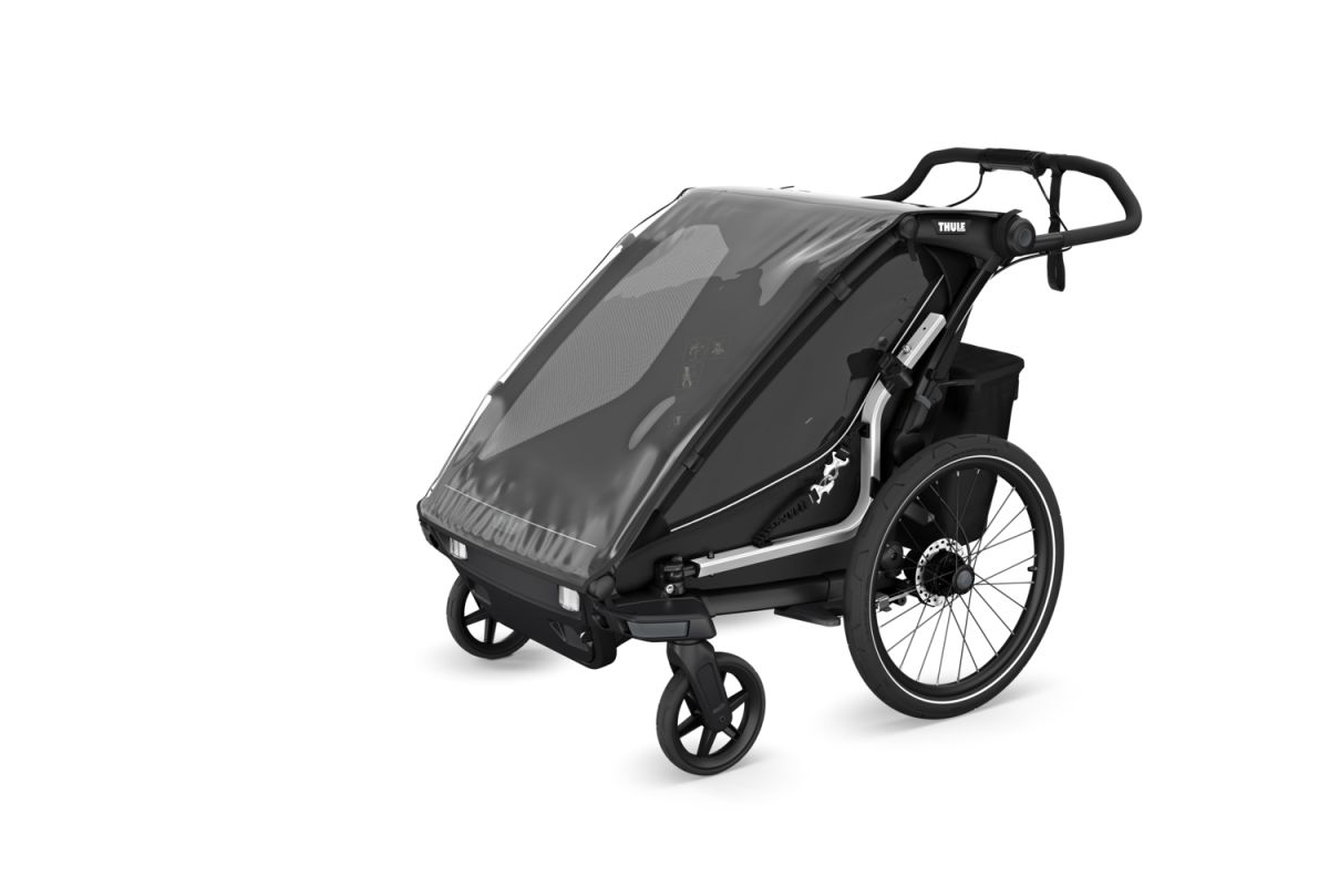 Náhled produktu - Thule Chariot Sport G3 SINGLE Black + bike set + kočárkový set + běžecký set