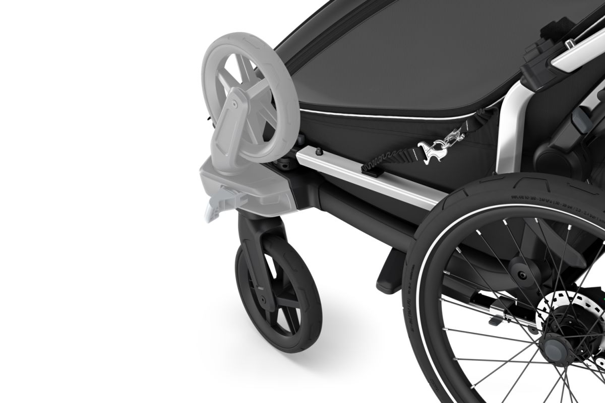 Náhled produktu - Thule Chariot Sport G3 SINGLE Black + bike set + kočárkový set + běžecký set
