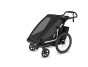 Thule Chariot Sport G3 SINGLE Black + bike set + kočárkový set + běžecký set