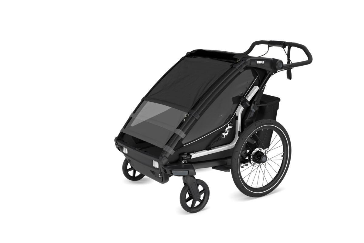 Náhled produktu - Thule Chariot Sport G3 SINGLE Natural Gold + bike set + kočárkový set + běžecký set