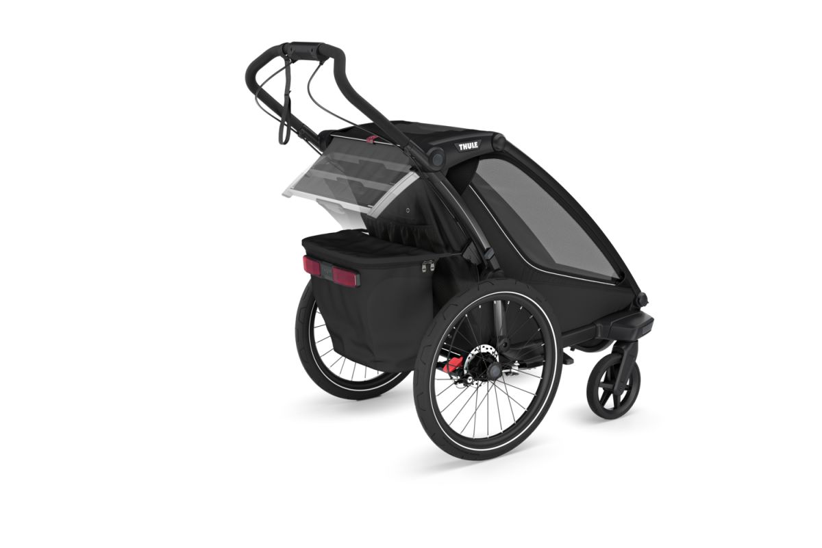 Náhled produktu - Thule Chariot Sport G3 SINGLE Natural Gold + bike set + kočárkový set + běžecký set