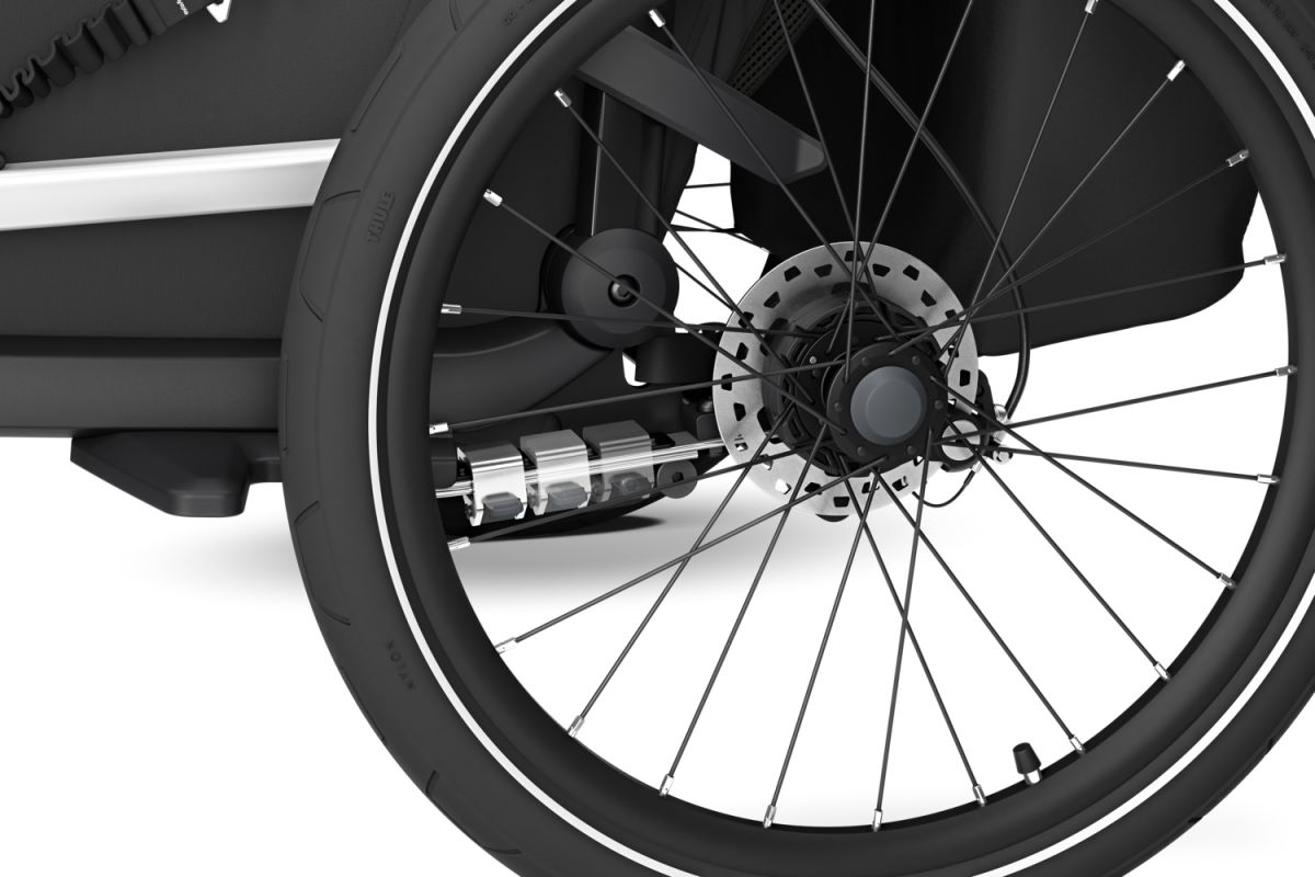 Náhled produktu - Thule Chariot Sport G3 SINGLE Natural Gold + bike set + kočárkový set + běžecký set