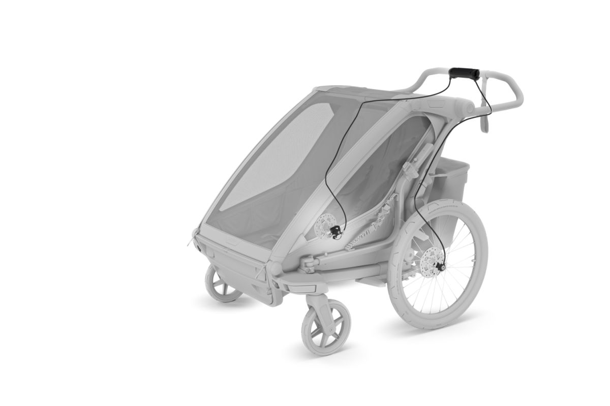 Náhled produktu - Thule Chariot Sport G3 SINGLE Natural Gold + bike set + kočárkový set + běžecký set