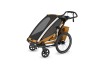 Thule Chariot Sport G3 SINGLE Natural Gold + bike set + kočárkový set + běžecký set