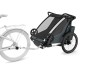 Thule Chariot Cross G3 DOUBLE Dark Slate + bike set + kočárkový set + běžecký set