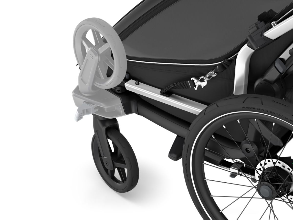 Náhled produktu - Thule Chariot Sport G3 DOUBLE Black + bike set + kočárkový set + běžecký set