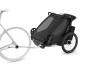 Thule Chariot Sport G3 DOUBLE Black + bike set + kočárkový set + běžecký set