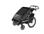 Thule Chariot Sport G3 DOUBLE Black + bike set + kočárkový set + běžecký set