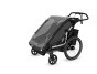 Thule Chariot Sport G3 DOUBLE Black + bike set + kočárkový set + běžecký set