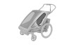 Thule Chariot Sport G3 DOUBLE Black + bike set + kočárkový set + běžecký set