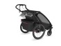 Thule Chariot Sport G3 DOUBLE Black + bike set + kočárkový set + běžecký set