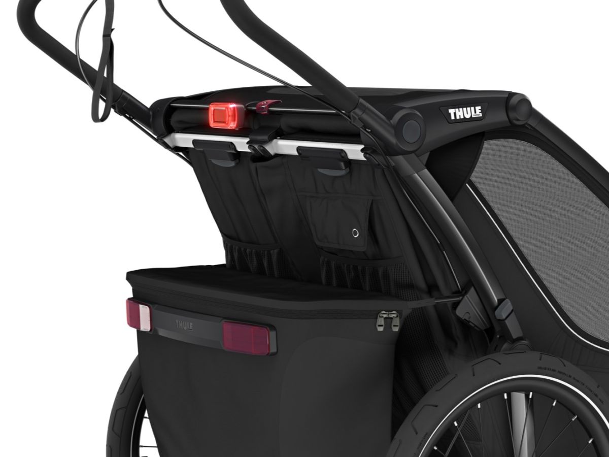 Náhled produktu - Thule Chariot Sport G3 DOUBLE Natural Gold + bike set + kočárkový set + běžecký set