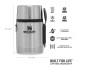 STANLEY Termoska jídelní se lžící Stainless Steel All-In-One Food Jar 530 ml/18oz nerez