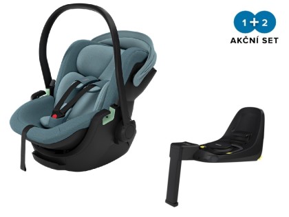 Autosedačka Thule Maple - Mid Blue + základna ISOFIX Thule Alfi