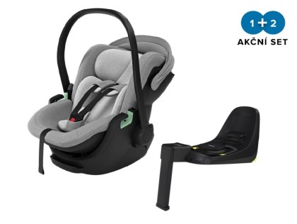 Autosedačka Thule Maple - Light Gray + základna ISOFIX Thule Alfi