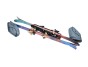 Thule RoundTrip - vak na lyže s kolečky, 192 cm Black