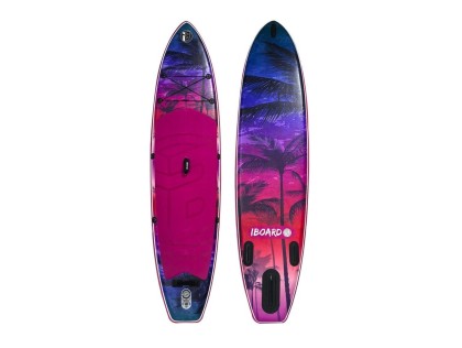 paddleboard iBOARD 11' - 1 PURPLE PALM + DOPRAVA ZDARMA