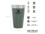 STANLEY Termosklenka The Stacking Tumbler 470 ml/16oz Hammertone Green