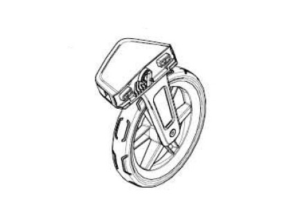 Thule Chariot 2 - Wheel wing right 55222
