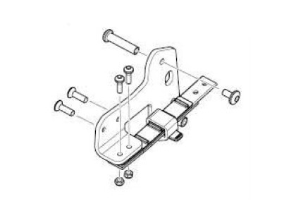 Thule Chariot 2 - Suspension assembly left 55255