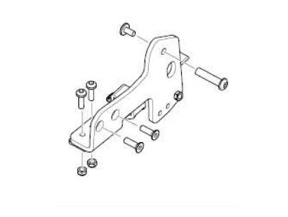 Thule Chariot 2 - Suspension assembly right 55256