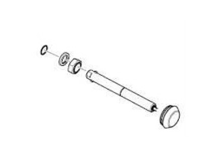 Thule Chariot 2  - Clevis axis assembly 55270