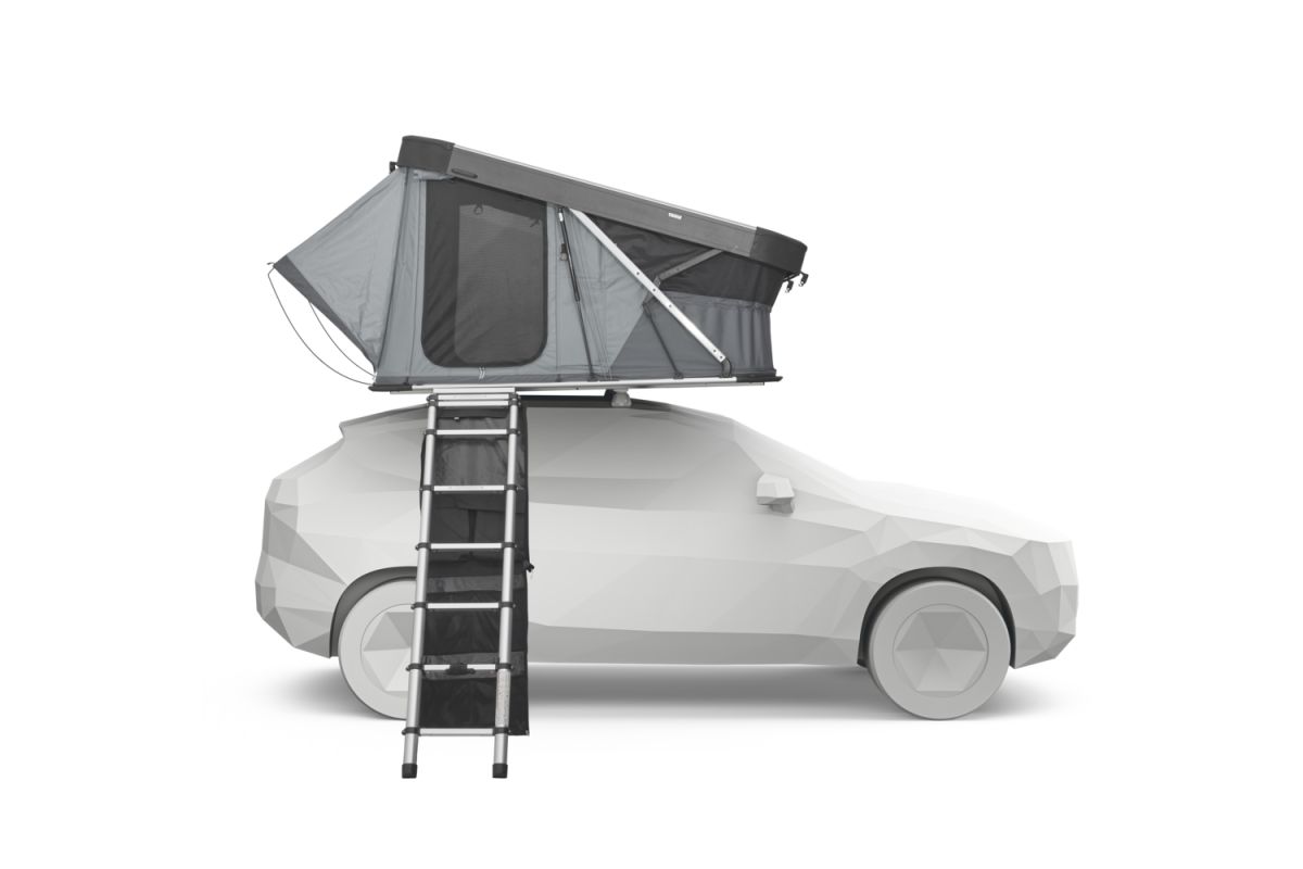 Náhled produktu - Autostan Thule Widesky - skořepinový stan pro 2 osoby, Ashland Grey