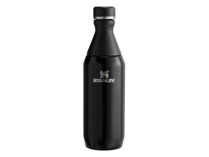 STANLEY Termoláhev The All Day Slim Bottle 350 ml/12oz Black Gloss