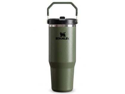 STANLEY Termoláhev s integrovanou slámkou The IceFlow™ Flip Straw 2.0 Tumbler 890 ml/30oz Dried Pine