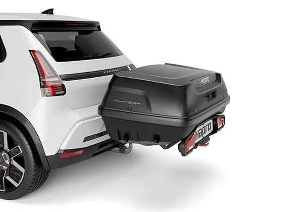 Náhled produktu - Zadní box Hapro Boxer L Hexagon Black +Hapro Boxer platform