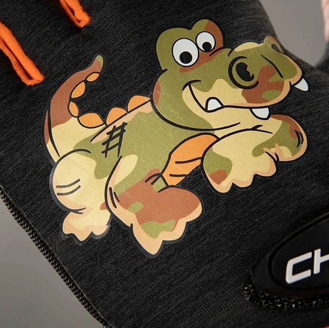 Náhled produktu - Cyklistické rukavice pro děti COOL Kids Krokodýl - M