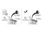 Cyklosedačka Thule RideAlong 2 Rack Mount Light Grey NEW