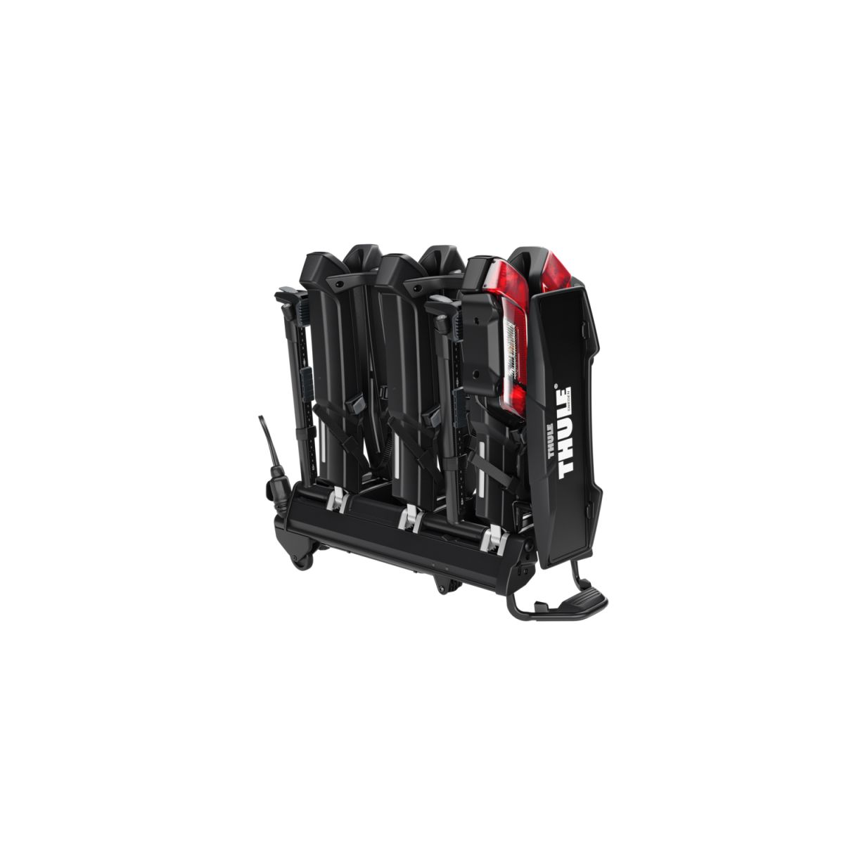 Náhled produktu - Thule Epos ParkSecure 3bike s parkovacími senzory + box Thule Santu + taška 9793