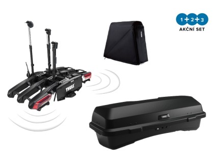 Thule Epos ParkSecure 3bike s parkovacími senzory + box Thule Santu + taška 9793 + DOPRAVA ZDARMA