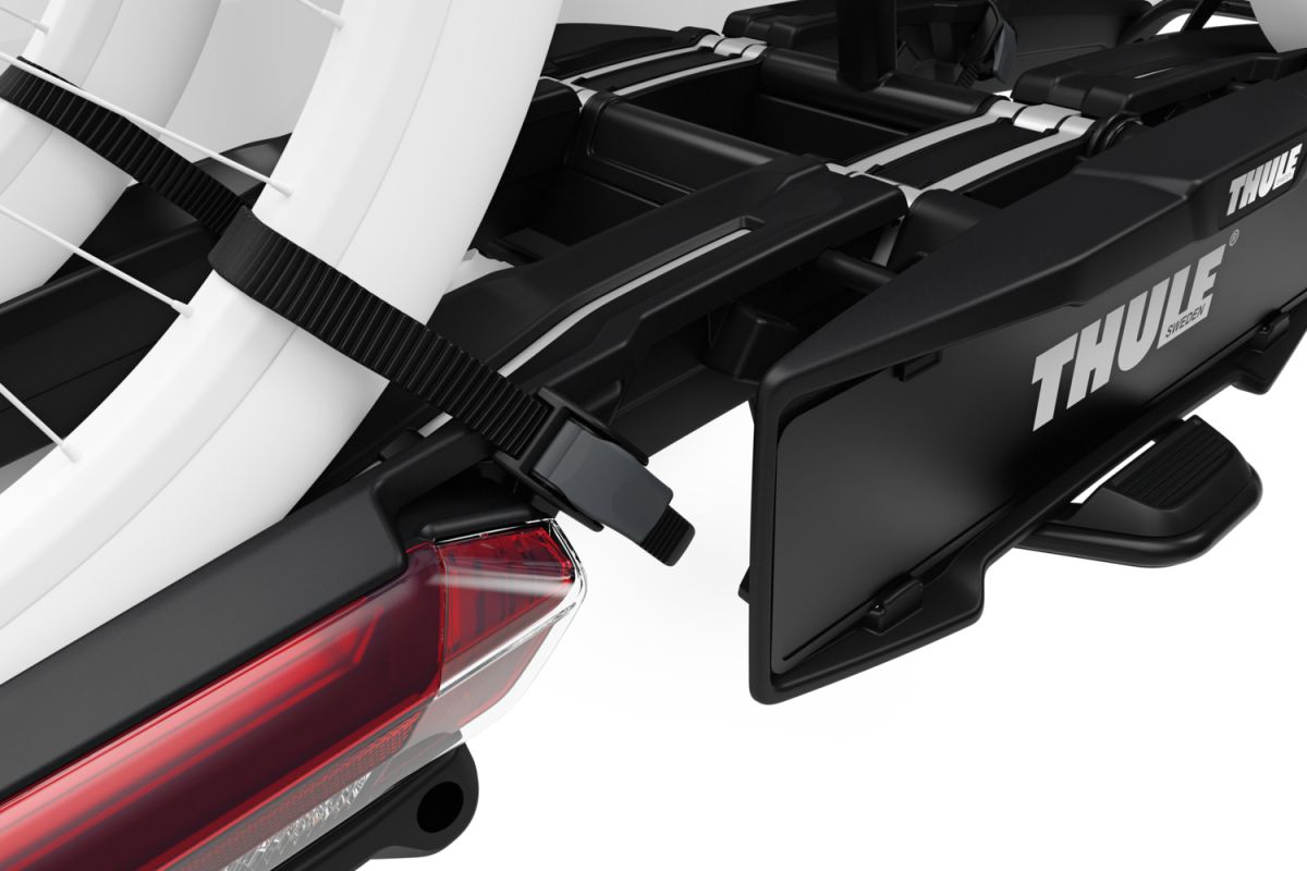 Náhled produktu - Thule Epos ParkSecure 2bike s parkovacími senzory + box Thule Santu