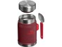 STANLEY Termoska jídelní se lžící/vidličkou The Legendary Classic Food Jar 400 ml/14oz Cranberry