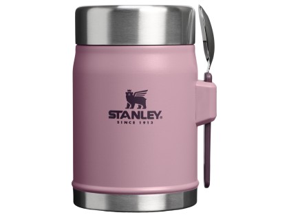 STANLEY Termoska jídelní se lžící/vidličkou The Legendary Classic Food Jar 400 ml/14oz Purple Smoke