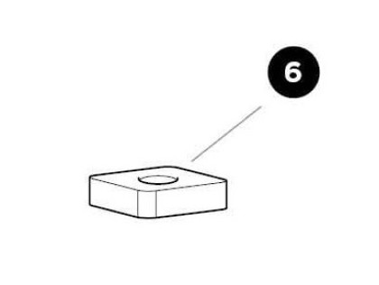 Thule Square Nut M6 - ProBar 50845