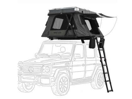 Střešní autostan Wild Land Sky Rover pro 2-3 osoby - elektrické zvedání / tmavě šedý + DOPRAVA ZDARMA