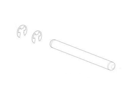 Thule Metal bolt XT handle incl. Circlips 54827