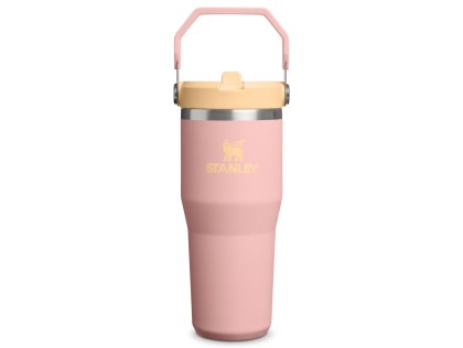 STANLEY Termoláhev s integrovanou slámkou The IceFlow™ Flip Straw 2.0 Tumbler 600 ml/20oz Peach Rose