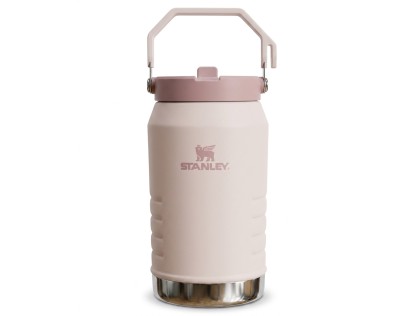STANLEY Termoláhev s integr. slámkou/brčkem The IceFlow™ Flip Straw 2.0 Jug 1,9 l/64oz Rose Quartz